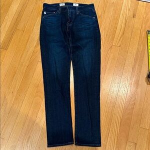 AG Adriano Goldschmied Dark Blue Straight Jeans